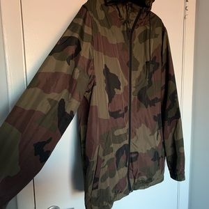 Camo windbreaker